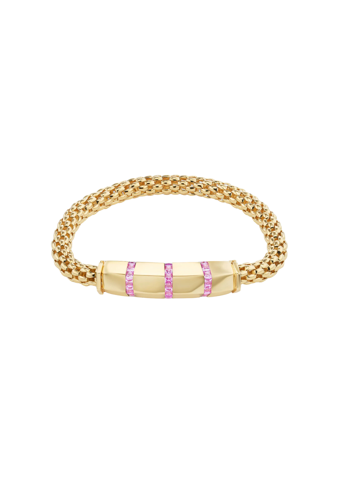 Stella Bar Bracelet - Pink Sapphire