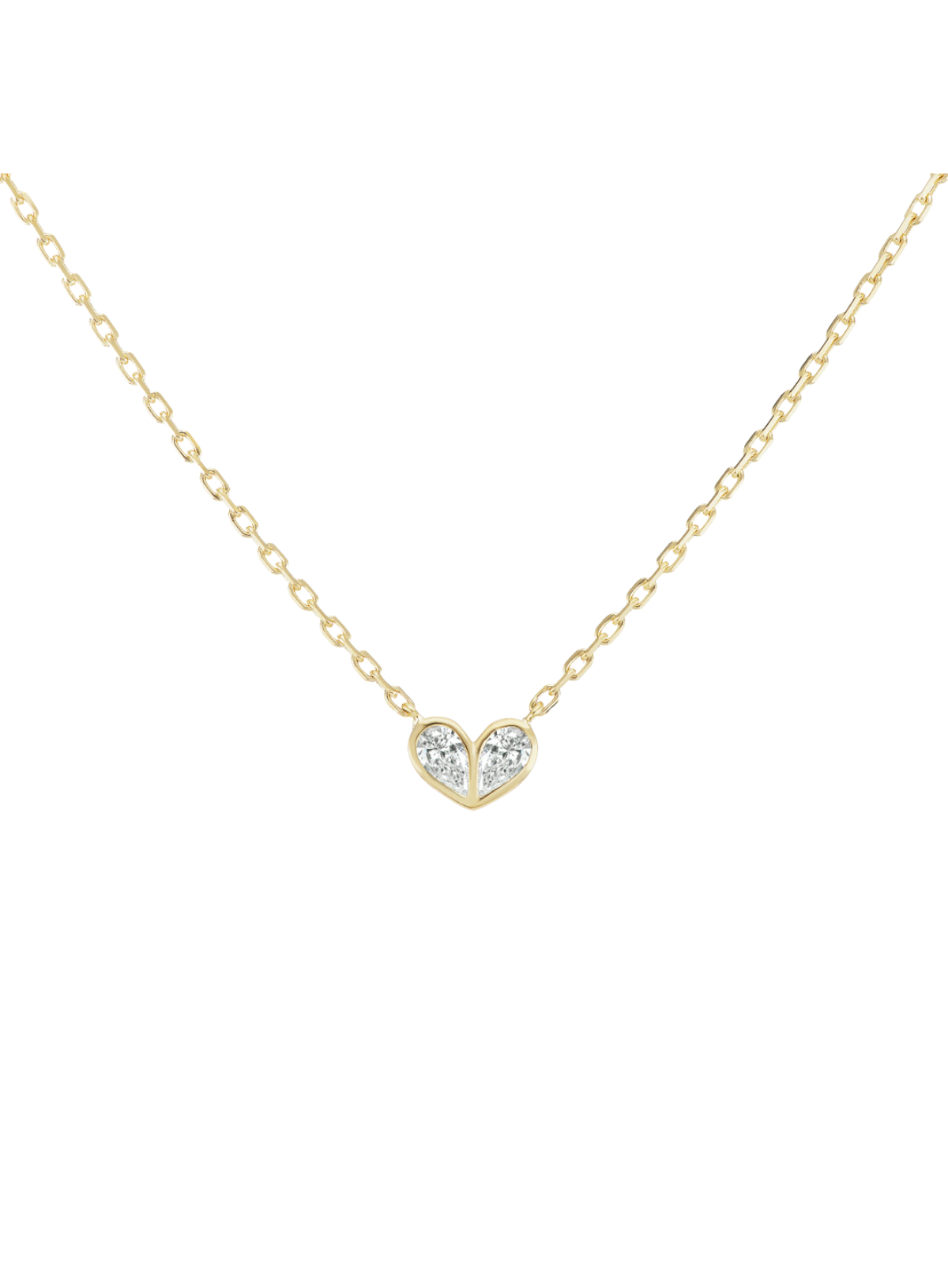 Sweetheart Necklace Diamond & Diamond