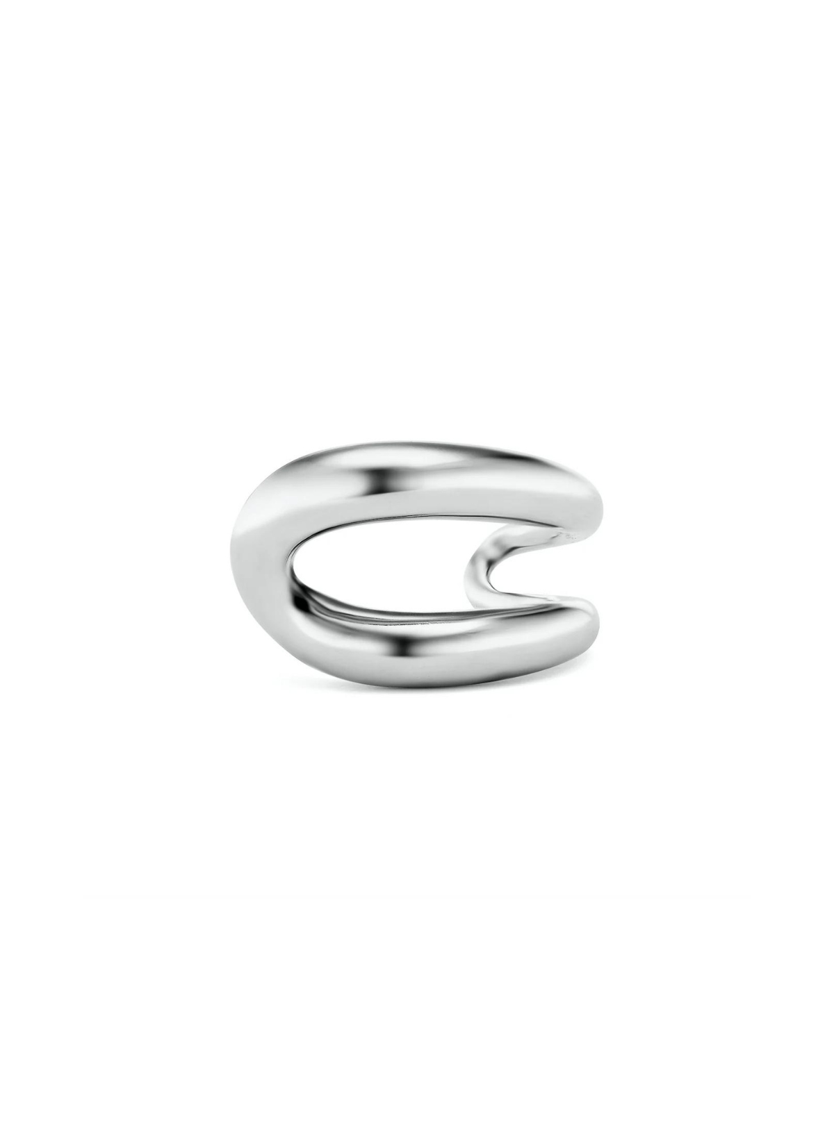 Intertwin Ring 18K White Gold