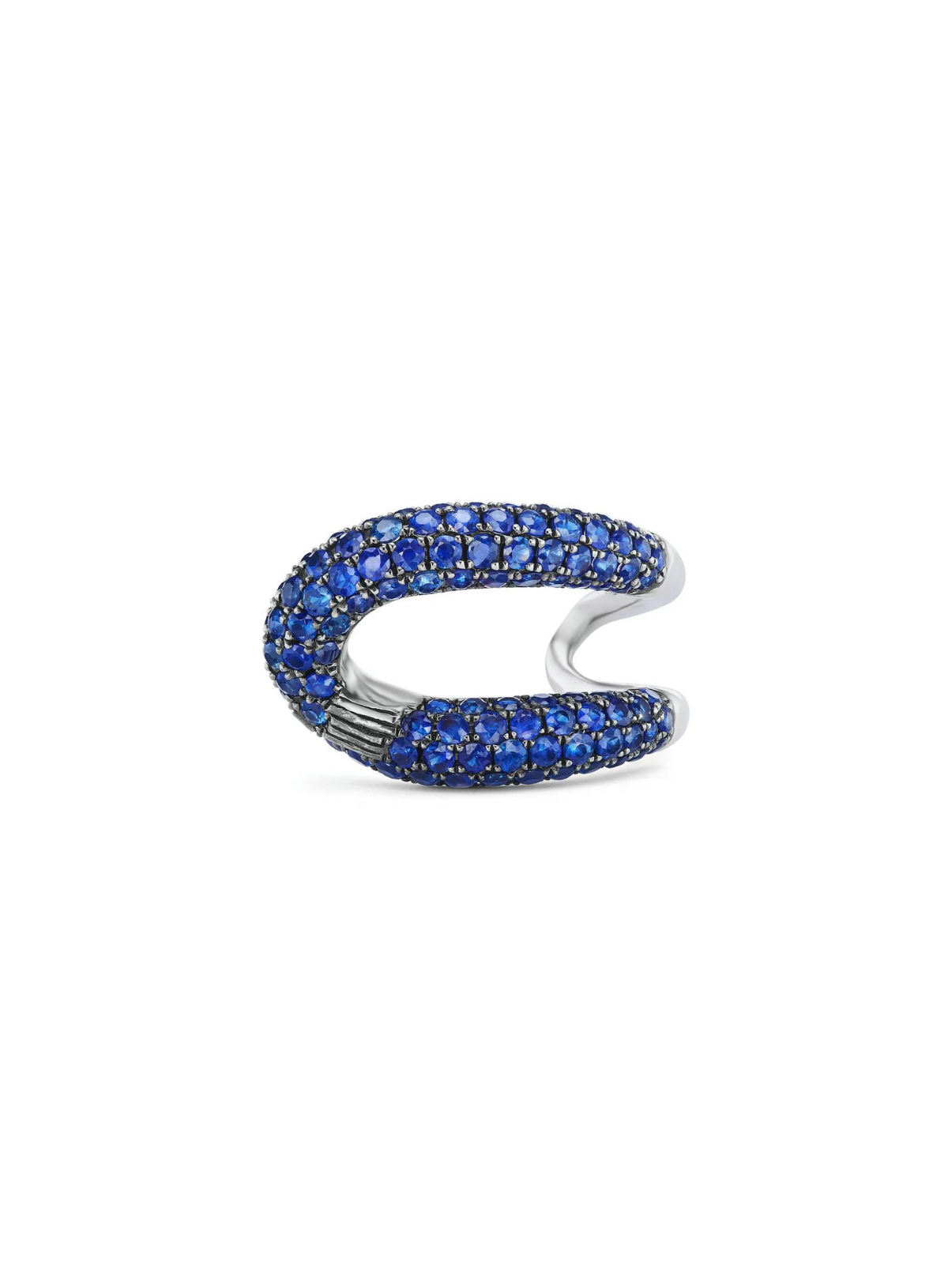 Intertwin Ring Blue Sapphire